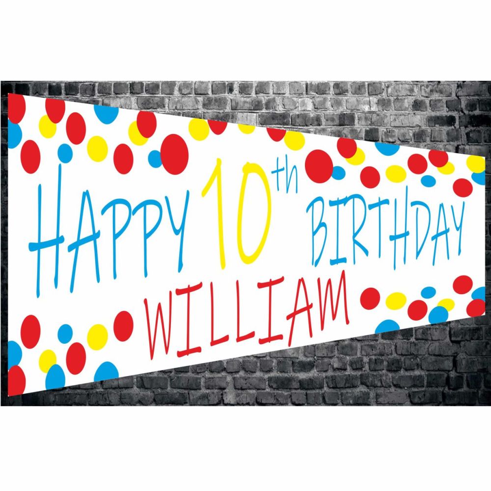 Personalised Birthday Banners